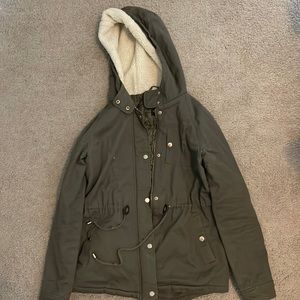 Collectionb New York army green winter jacket